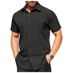 COOFANDY Men's Short Sleeve Stain Shield Dress Shirt
