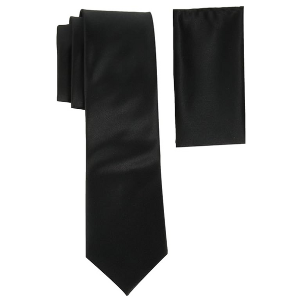 Stacy Adams Men’s Satin Solid Tie Sets