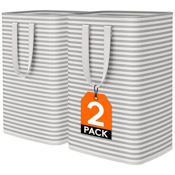 2-Pack Large Collapsible Laundry Baskets