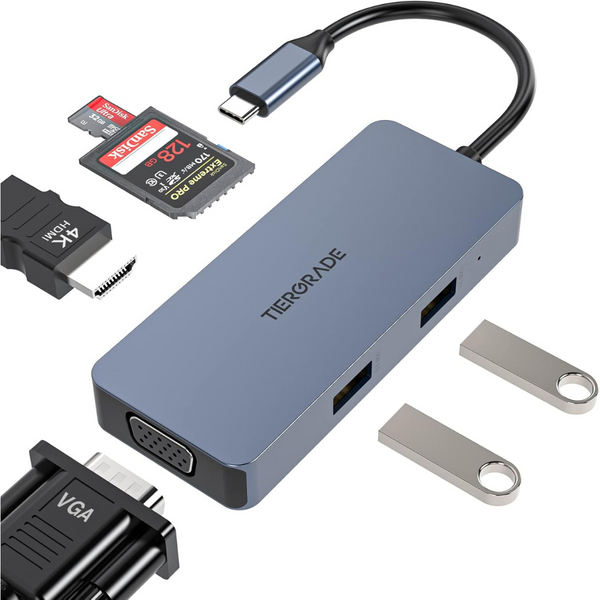 Tiergrade 6-in-1 USB C to HDMI Adapter