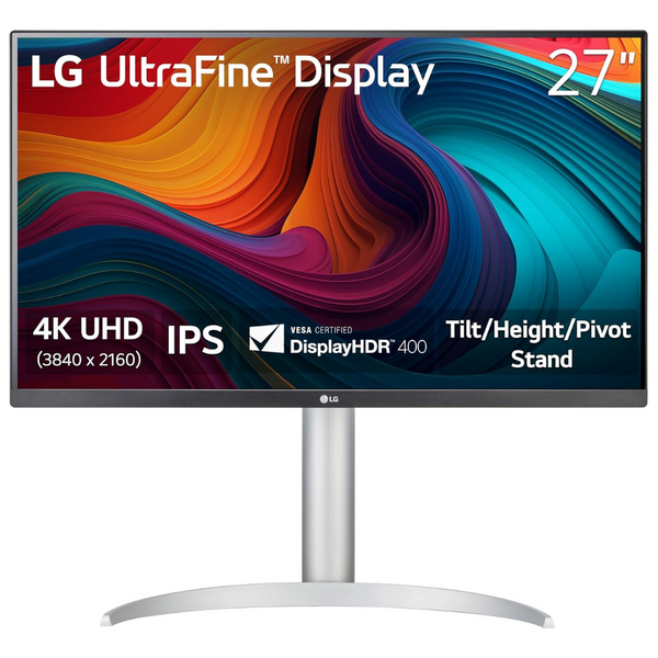 LG 27UP650K-W.AUS 27" 4K UHD 5ms HDR IPS Monitor