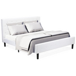 East West Furniture NLF-19-K King Size Nolan Platform Bed