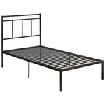 Sauder Cannery Bridge Twin Platform Bed with Headboard