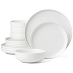 12-Count Oneida White 24 Seven Piece Dinnerware Set (Service for 4) Most Clicked