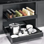 Pull Out Cabinet & Drawer Organizer (Expandable 11.5"-19.6")