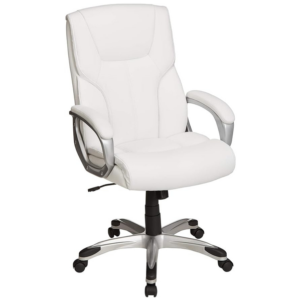 Amazon Basics Executive Home Office Desk Chair w/ Padded Armrests