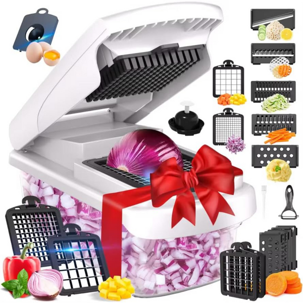 15-in-1 Heavy-Duty Adjustable Vegetable Chopper