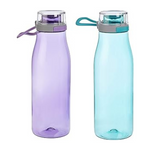 2-Pack 24-Oz Amazon Basics Tritan Leak-Proof Water Bottles With Action Lid
