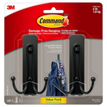 2-Count Command Large Wall Hooks w/ Adhesive Strips