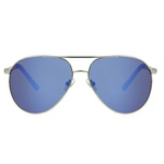 Foster Grant Mens Aviator Silver Adult Sunglasses