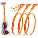 3-Pack Forlivese 25" Drain Clog Remover