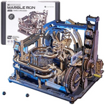 472-Piece RoWood Marble Run Spaceport 3D Wooden Puzzle