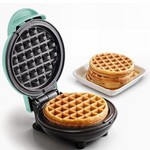 Elite Gourmet Electric Nonstick 4.5" Mini Waffle Maker