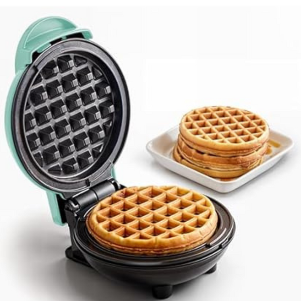Elite Gourmet Electric Nonstick 4.5" Mini Waffle Maker