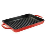 Lodge 12.5" x 8" Enamel Cast Iron Grill Pan