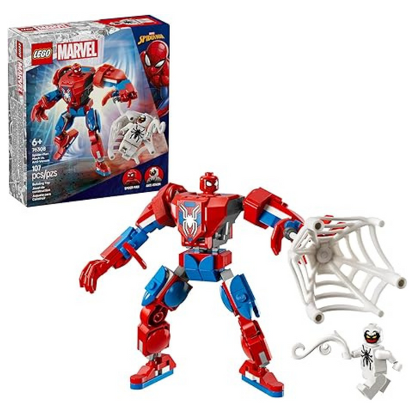 Lego Marvel Spider-Man Mech vs. Anti-Venom Building Toy Set