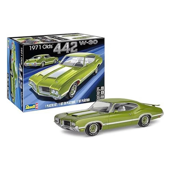 Revell 1971 Oldsmobile 442 W-30 Olds 1:25 Scale Model Car Kit