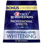 Crest 3D Whitestrips Professional Effects Whitestrip 3D White Strip Kit (44 Strips, 22 Count Pack)