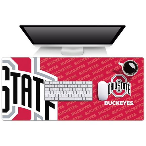YouTheFan NCAA Ohio State Buckeyes Logo Series Desk Pad