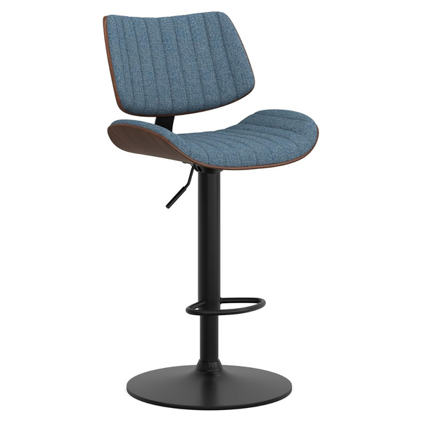 33" Seat Height Upholstered Metal Chair