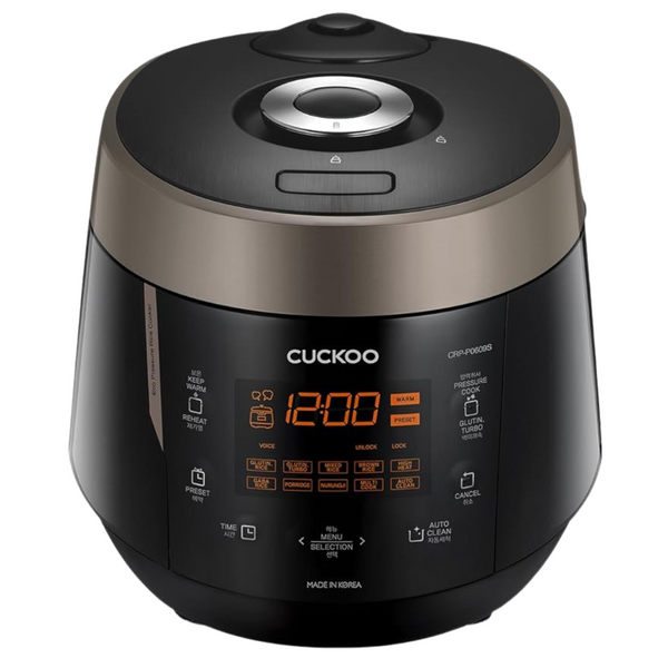 6-Cup Cuckoo High Electric Heating Pressure Rice Cooker & Warmer