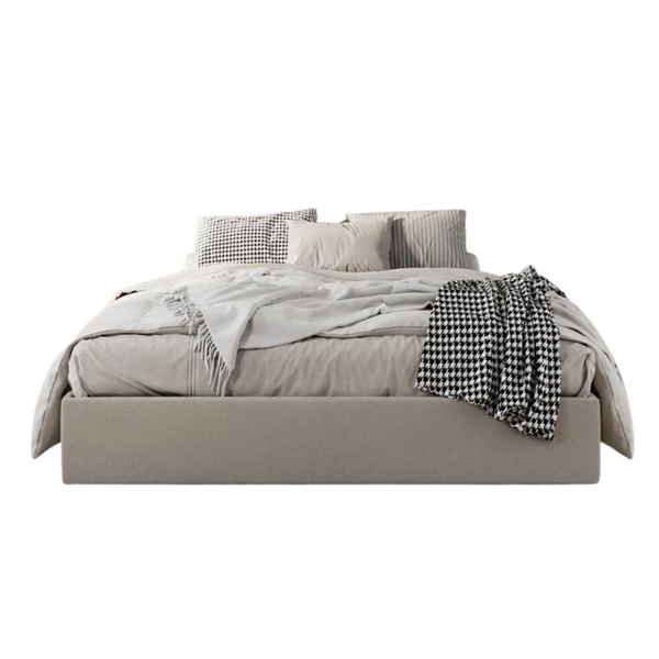 Latitude Run Braya Hydraulic Lift Up Upholstered Platform Bed