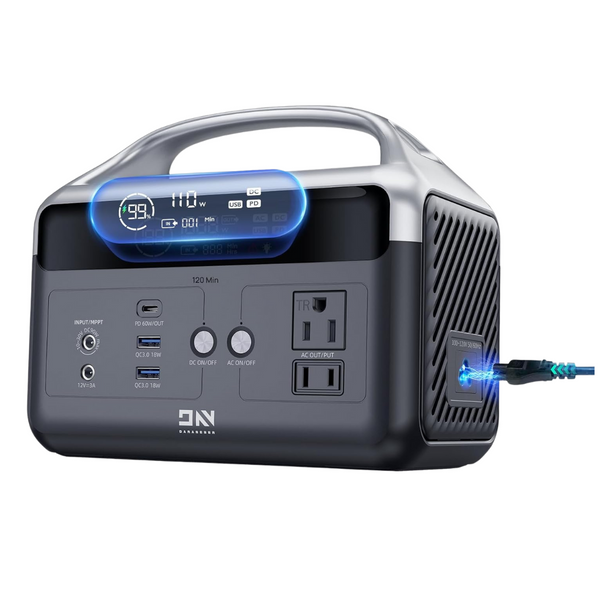 DaranEner 56000mAh Portable Power Station W/ 179.2Wh LiFePO4 Battery Backup