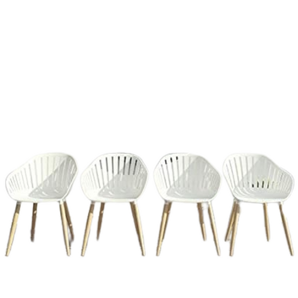 4-Piece Brampton Chiavari Outdoor Chairs Set Of 4 Legs