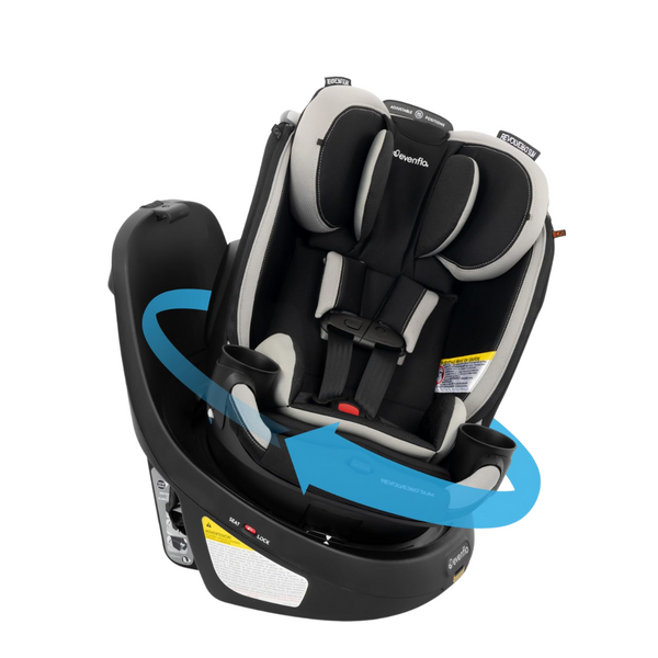 Evenflo Revolve360 Slim 2-in-1 Rotational Car Seat W/ Quick Clean Cover