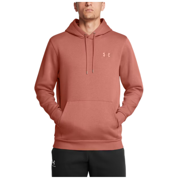 Under Armour Men's UA Icon Fleece Hoodie (Canyon Pink)