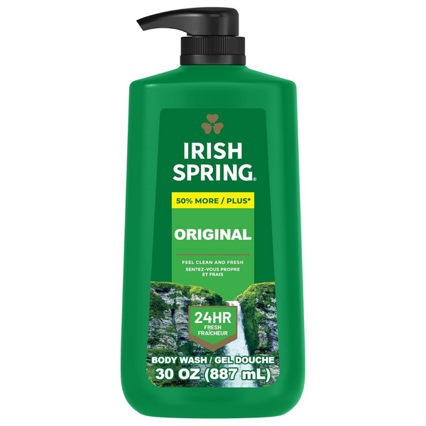 30oz Irish Spring Men's Body Wash Pump (2 Options)