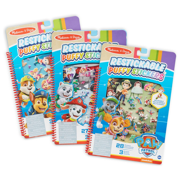 Melissa & Doug PAW Patrol Restickable Puffy Stickers 3-Pack