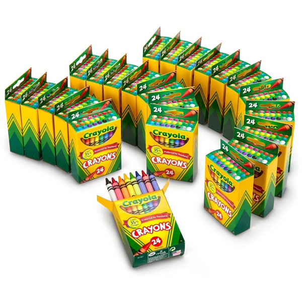 24 Packs Of Crayola Crayons