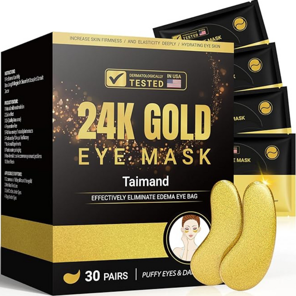 30-Pairs Taimand 24K Gold Under Eye Mask