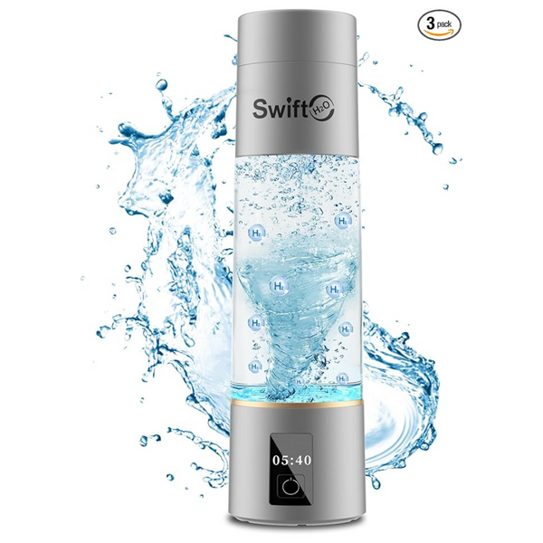 9.13-Oz Swifth2o Hydrogen Water Bottle With PEM/SPE Technology