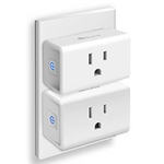 2-Count Kasa Ultra Mini 15A Smart WiFi Outlet Plug (EP10P2)