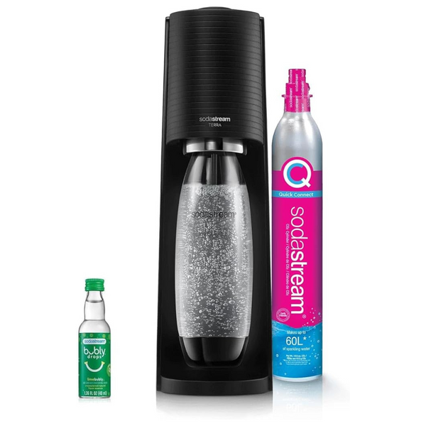 SodaStream Terra Sparkling Water Maker Starter Kit (Black)