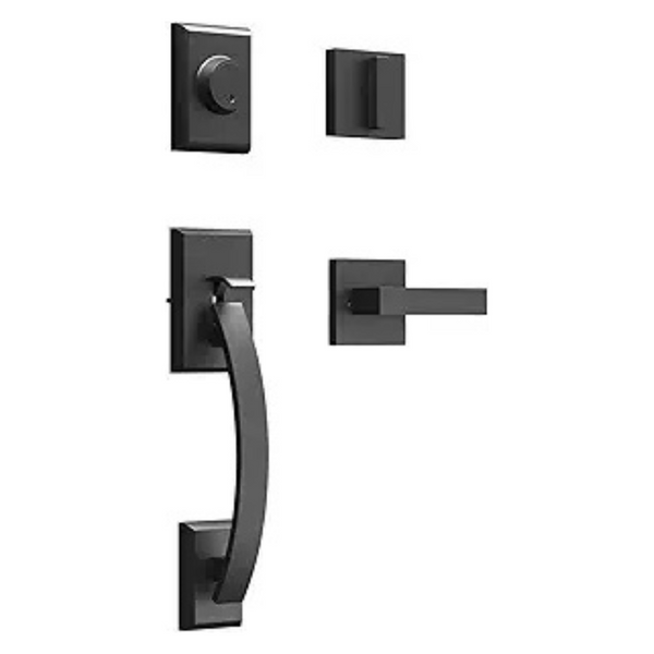 GUA OYH Heavy Duty Front Door Lock Set (Matte Black)
