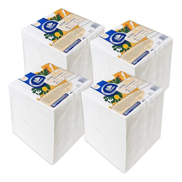 1000-Count (4 x 250) Premium Quality Dinner Napkins