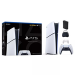 Sony PlayStation 5 Slim Console Digital Edition White Bundle