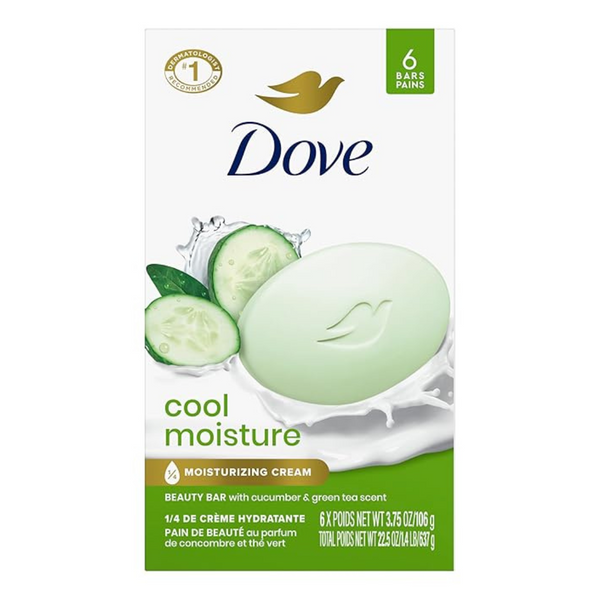 6-Count Dove Go fresh Cucumber And Green Tea Beauty Bar, 4 Ounce