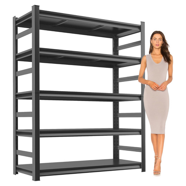 5-Tier Metal 3000 Lbs Capacity Heavy Duty Adjustable Storage Rack
