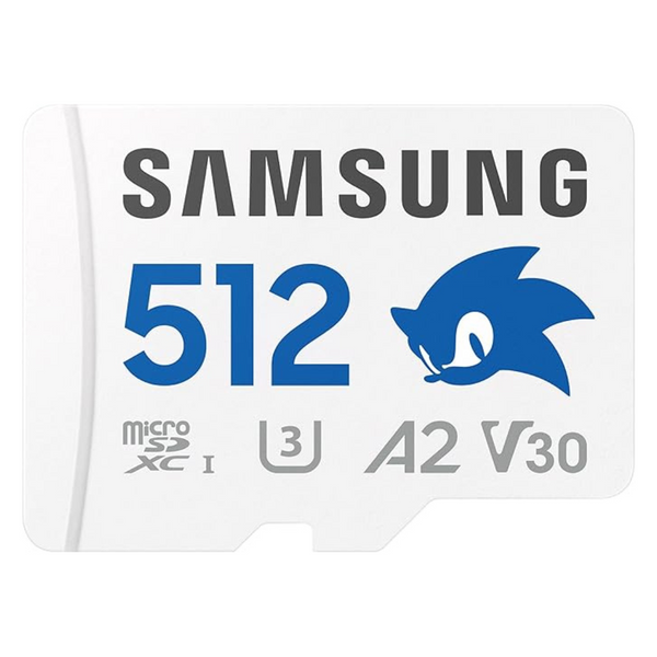 Samsung PRO Plus Sonic The Hedgehog 512GB MicroSDXC Card