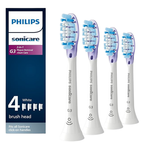 4-Count Philips Sonicare Premium Gum Care Replacement Toothbrush