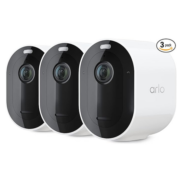 3-Pack Arlo Pro 5S Spotlight 2K HDR Wireless Security Camera