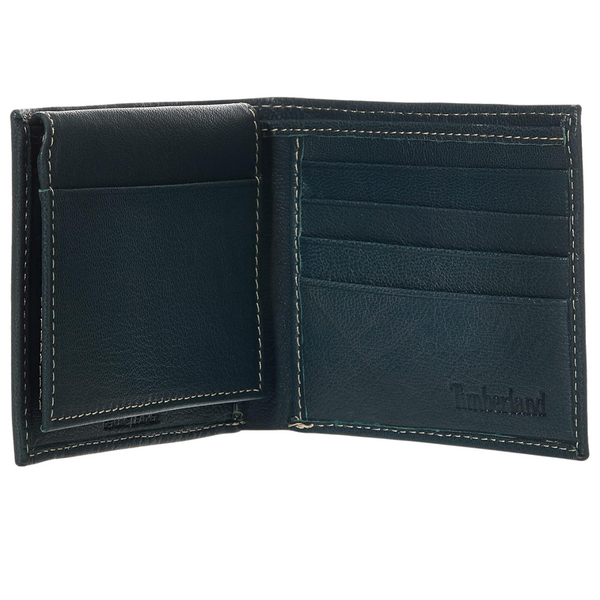 Timberland Men's Leather Wallet With Flip Pocket