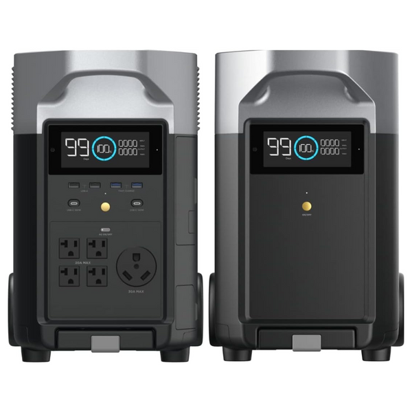 EF ECOFLOW DELTA Pro 7.2kWh Portable Power Station With Extra Battery