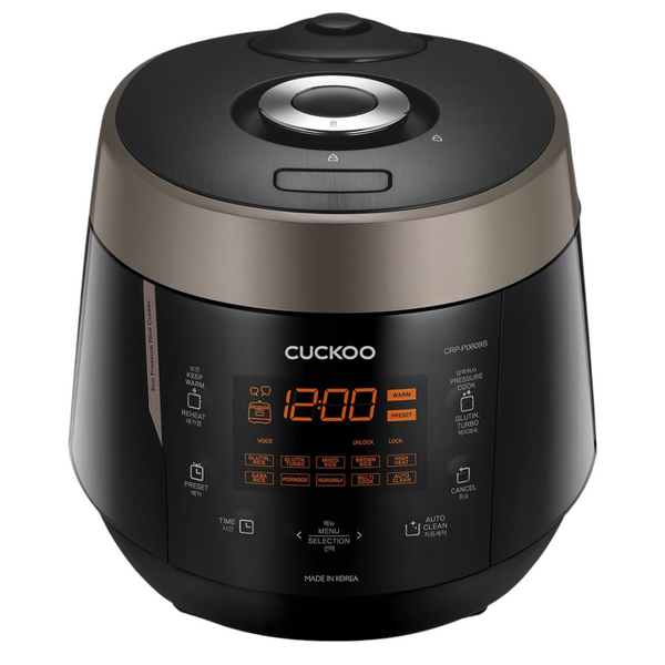 6-Cup Cuckoo High Electric Heating Pressure Rice Cooker & Warmer