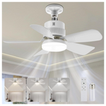 Soft 1000LM LED Light Socket Fan With Remote