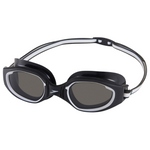 Speedo Unisex-Adult Swim Goggles Hydro Comfort (Black/Steel)